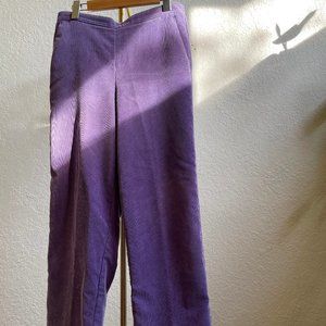 Adorable Alfred Dunner Wide Leg Crop Cord Pant